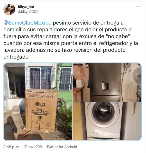 Quejas en Sam's Club