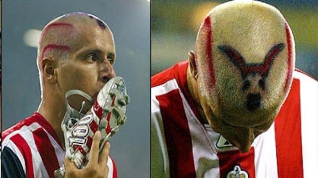 FOTO: Los peinados más extragavantes del Bofo Bautista tras marcarle a Chivas de Guadalajara