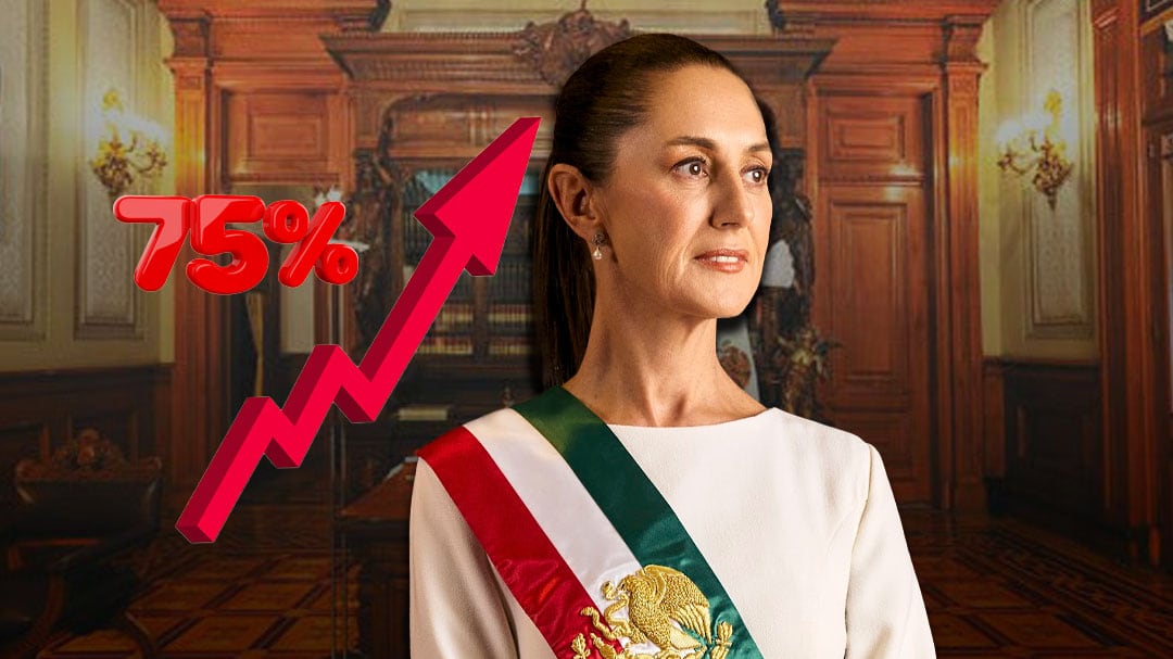 Claudia Sheinbaum logra más de 75% de aprobación tras su primer año en la Presidencia
