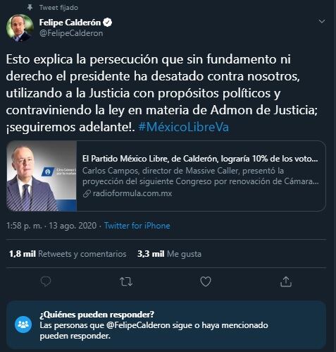 Felipe Calderón.