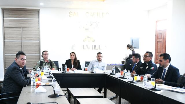 Tere Jiménez se reúne con Mesa de Seguridad.