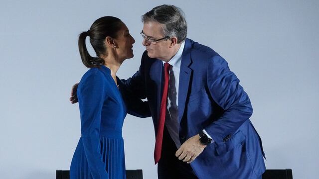 Claudia Sheinbaum, presidenta electa de México, y Marcelo Ebrard, quien será secretario de Economía