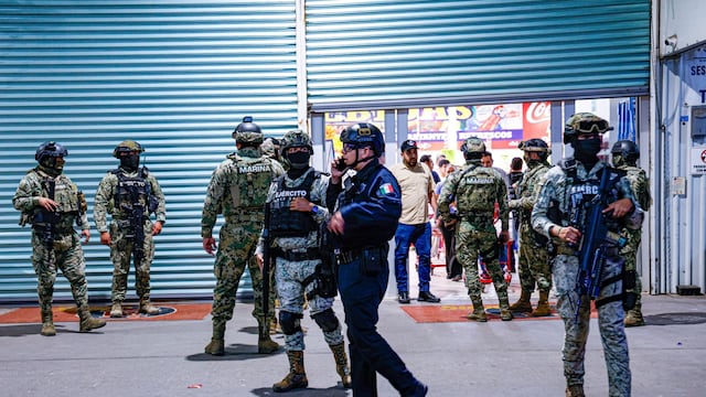 Ejército en Culiacán, Sinaloa.