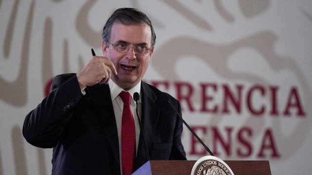 Canciller Marcelo Ebrard