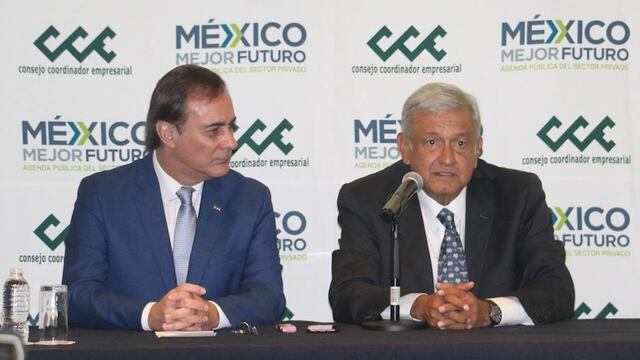 Juan Pablo Castañón y Andrés Manuel López Obrador