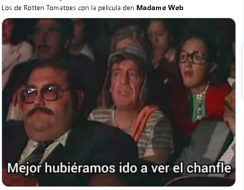 Madame Web desata memes porque es malísima.