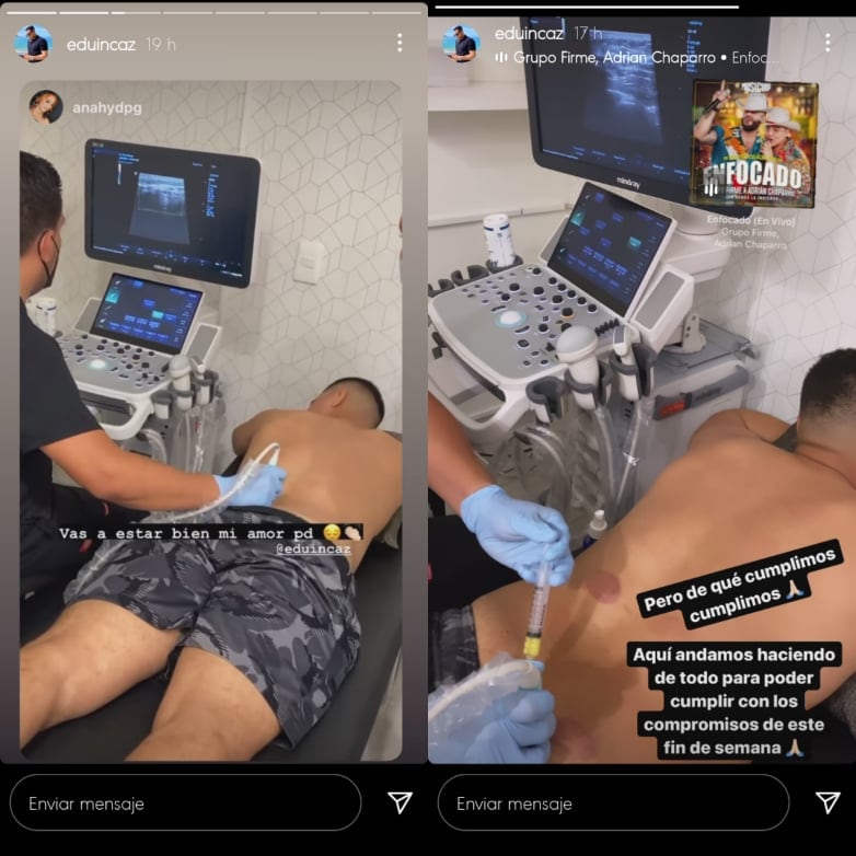 Eduin Cazares, vocalista de 'Grupo Firme'.