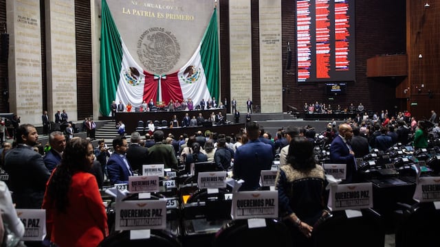 Sesión en la Cámara de Diputados donde se discutió la reforma del traspaso de la Guardia Nacional a la SEDENA