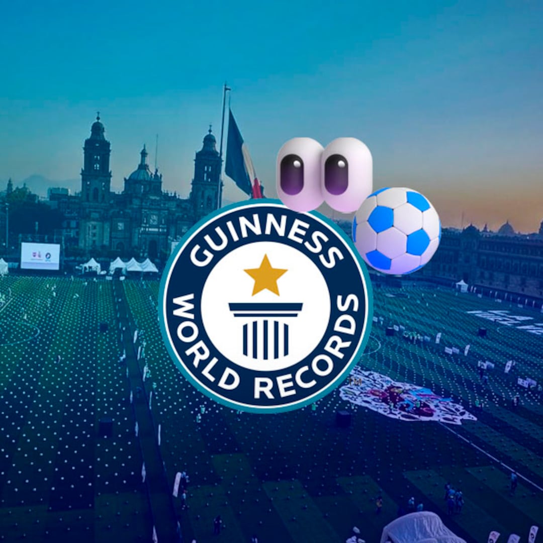 CDMX rompe Récord Guinness con la clase de futbol más grande del mundo