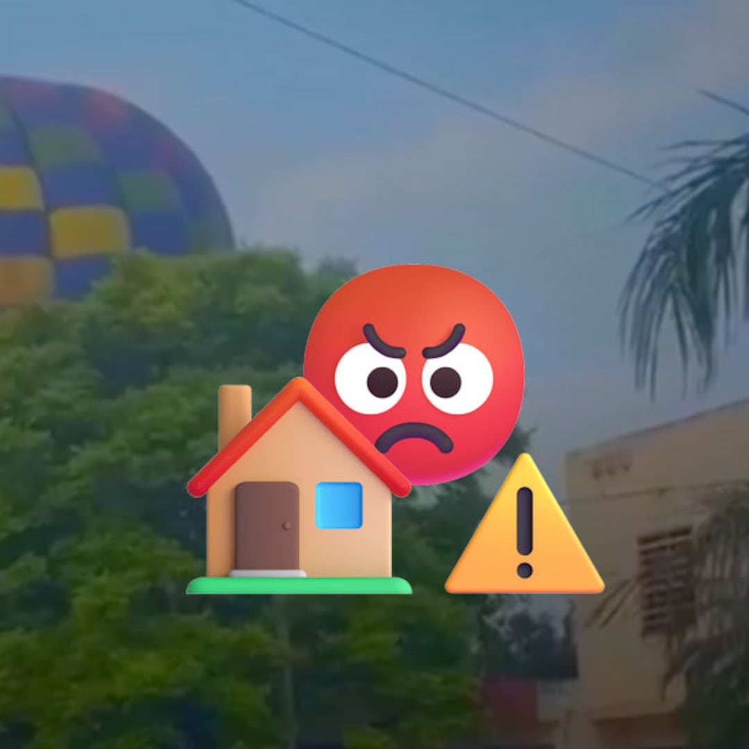 Globo aerostático aterriza en construcción en Nuevo León; no es la primera vez