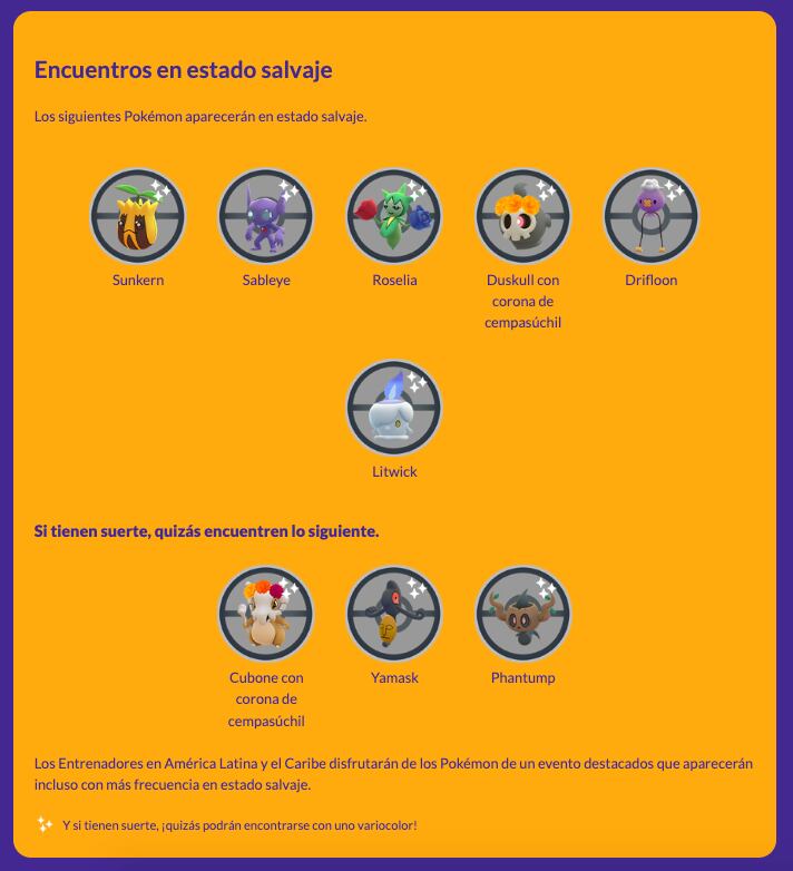 Pokémon GO ya prepara su celebración del Día de Muertos 2023