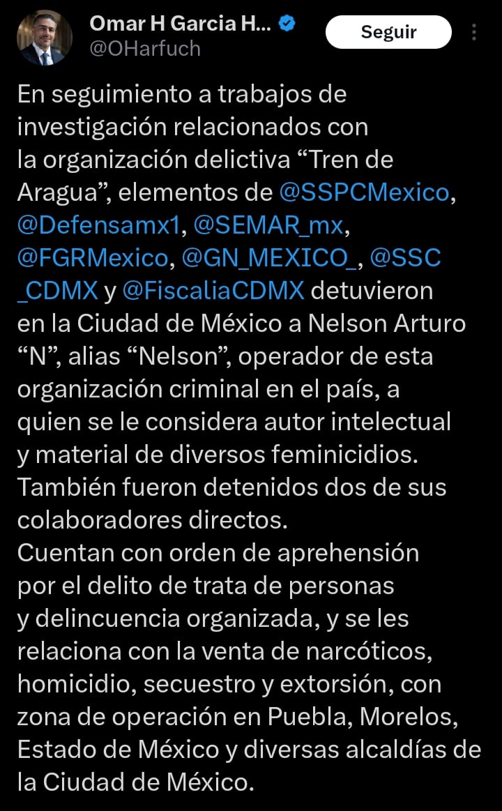 Golpe de Tren Aragua en CDMX