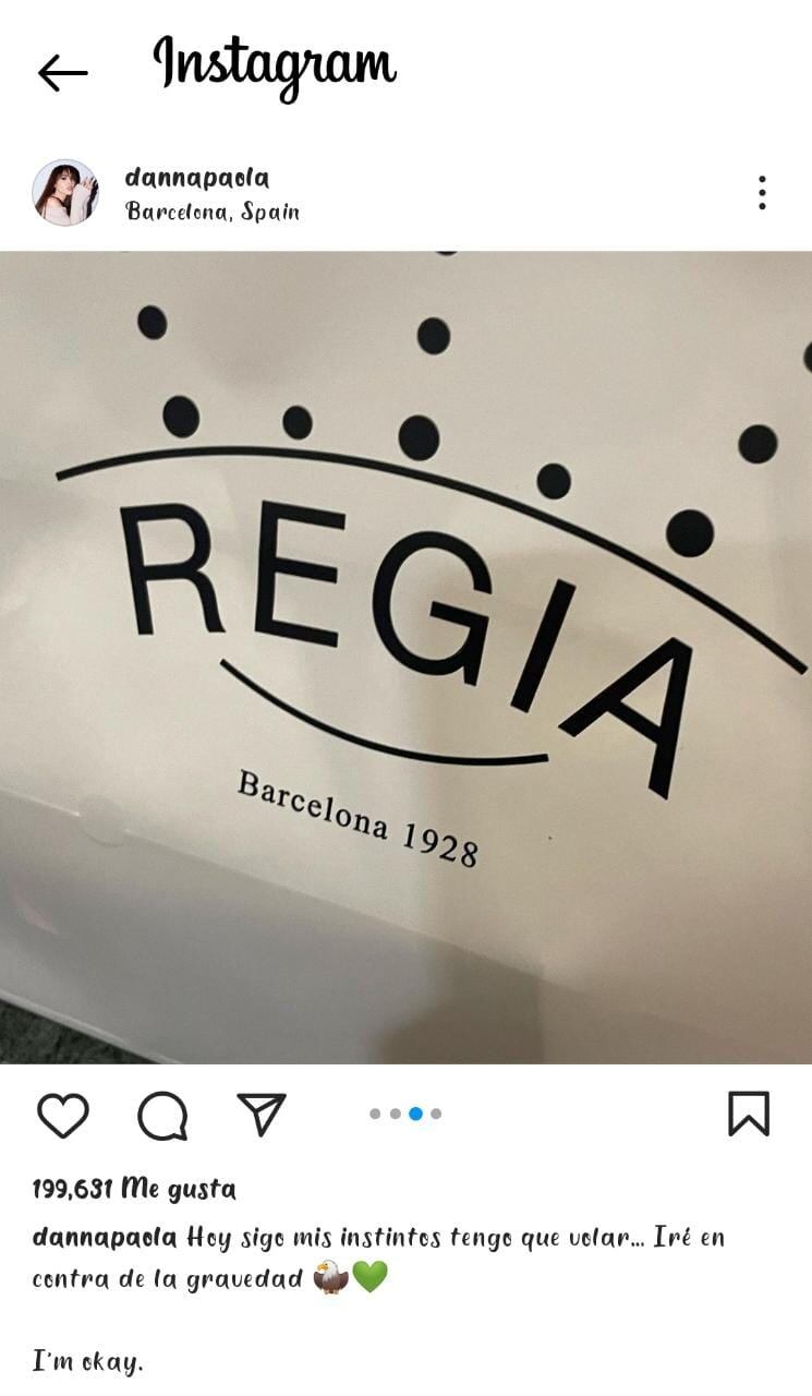 Publicación de Instagram