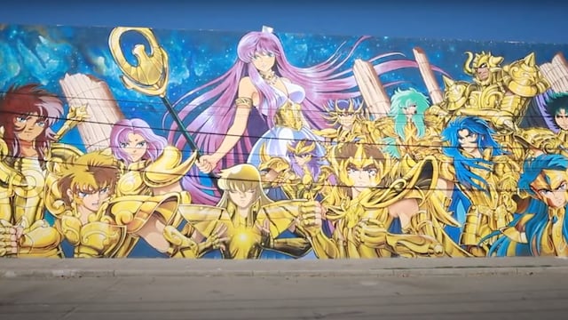 Mural Saint Seiya