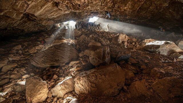 Cueva con vestigios humanos en Zacatecas