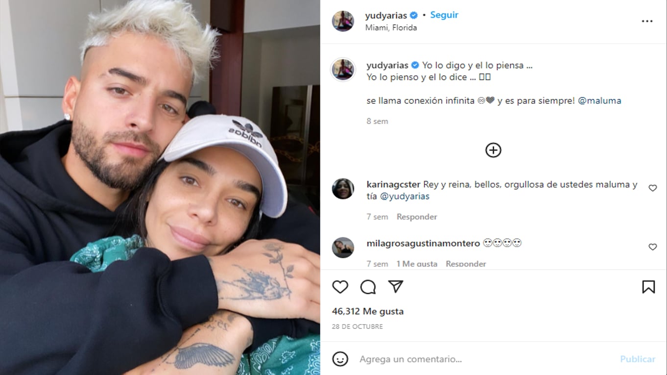 Maluma y Yudy Arias