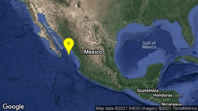 Se registran sismos en Baja California Sur y Sinaloa