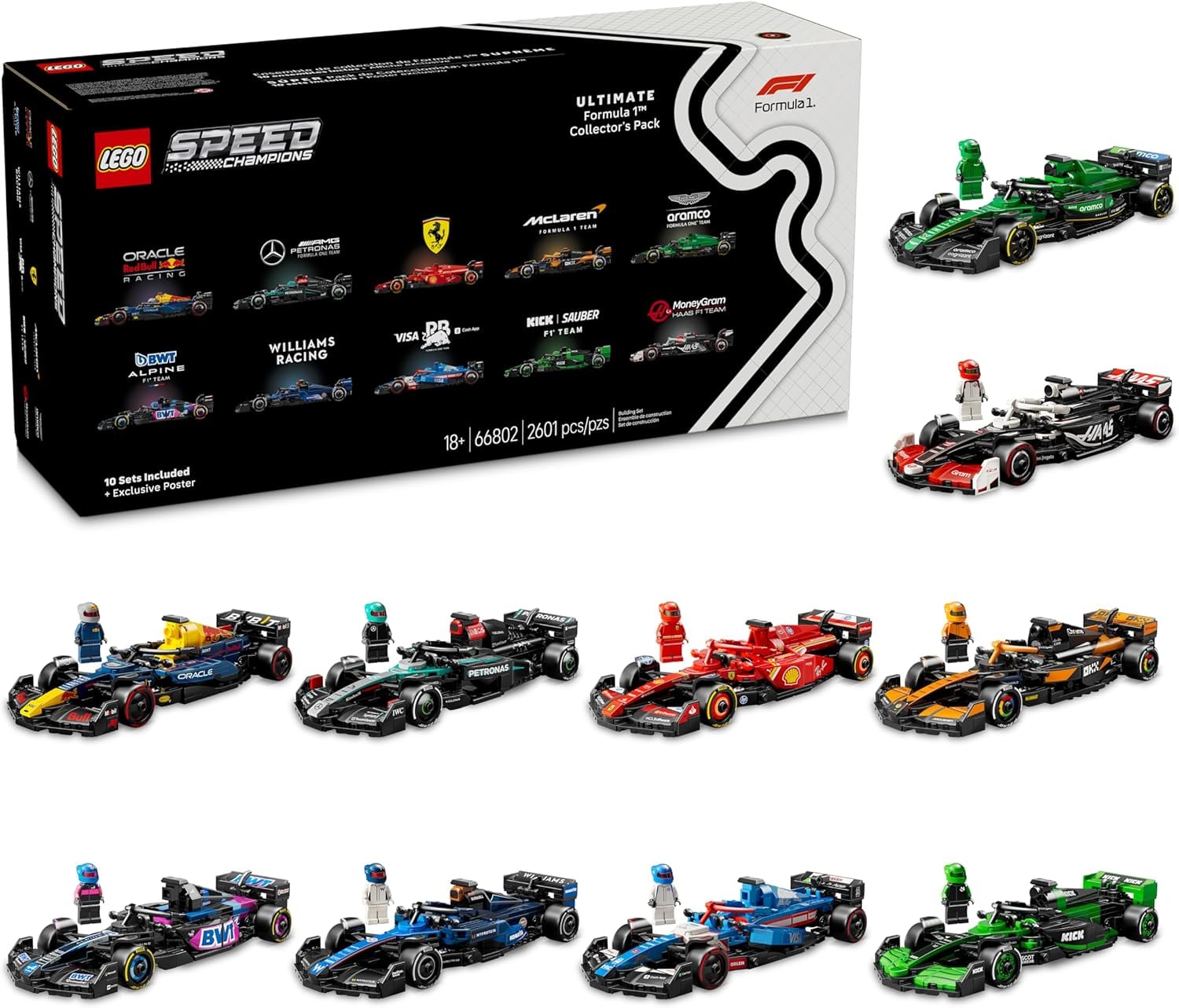 Colección LEGO de Fórmula 1 en Amazon