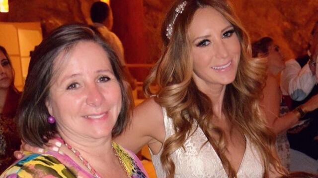 Geraldine Bazán y su madre, la señora Rosalba Ortiz