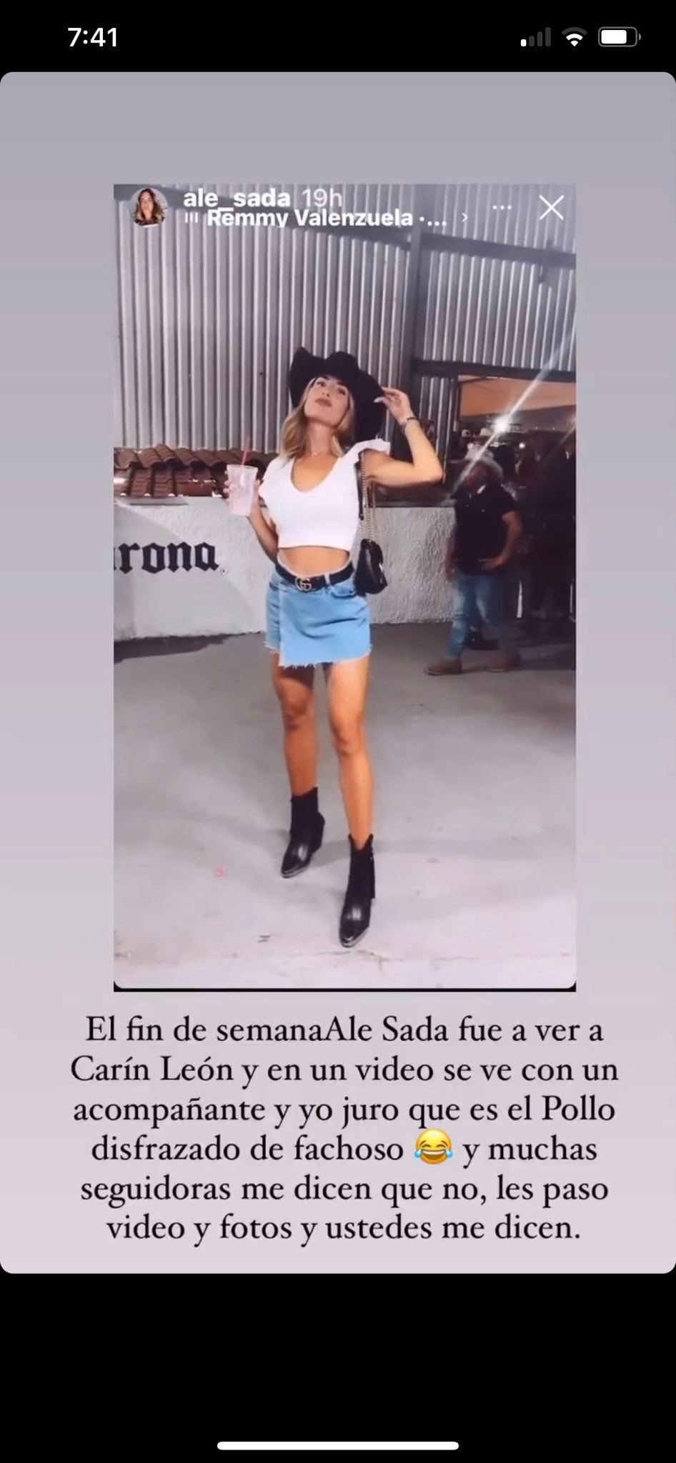 Supuesta infidelidad de Ale Sada al Pollo Briseño