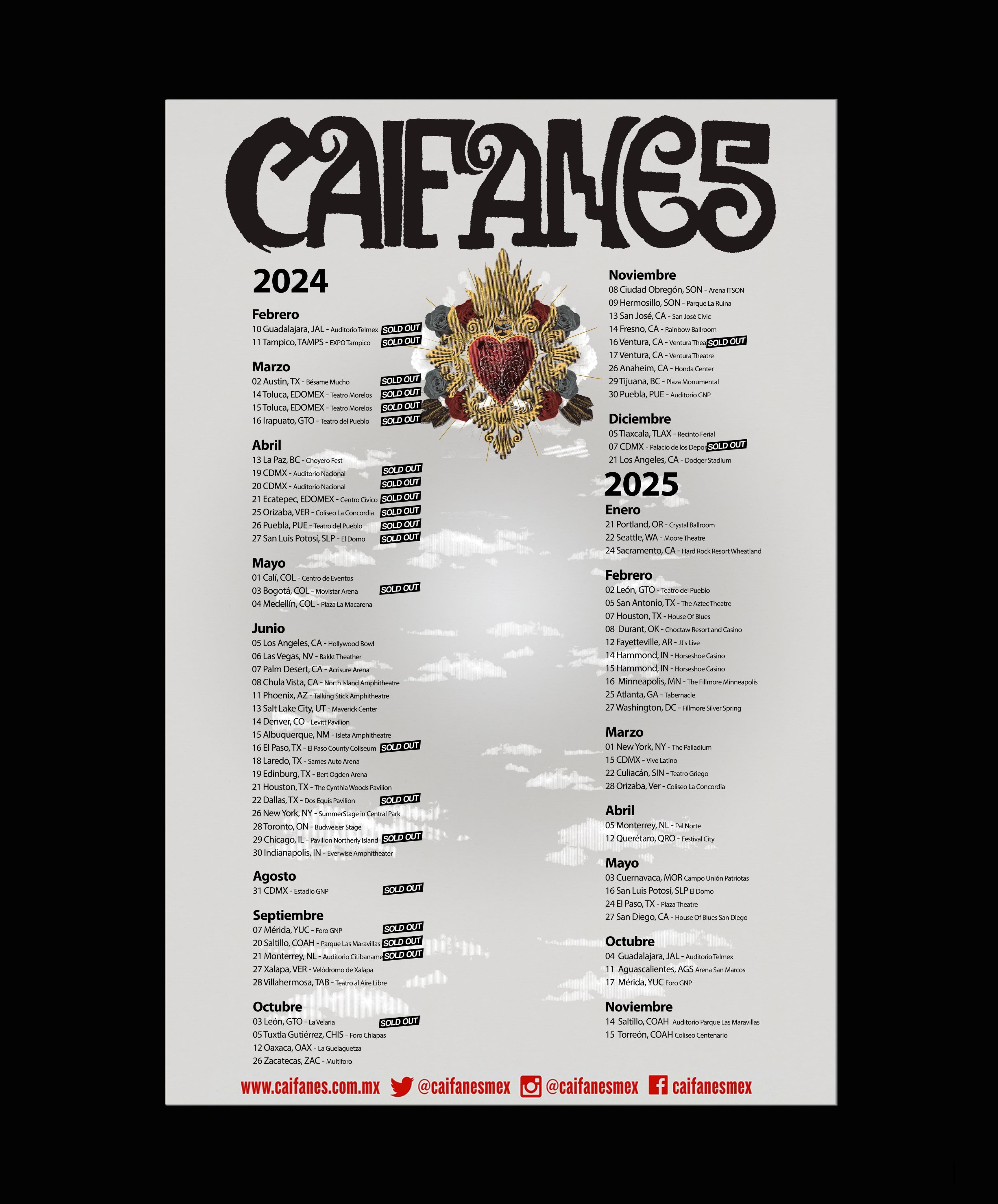 Tour de Caifanes.