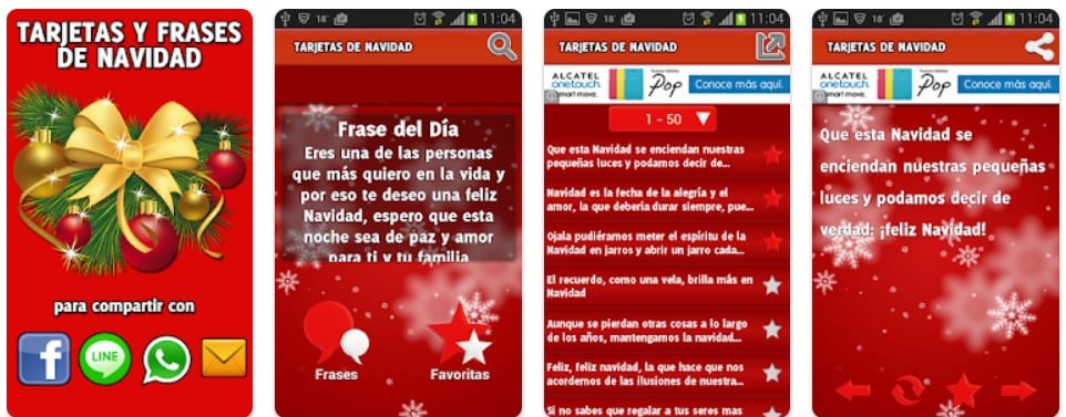 App para crear tarjetas de Navidad