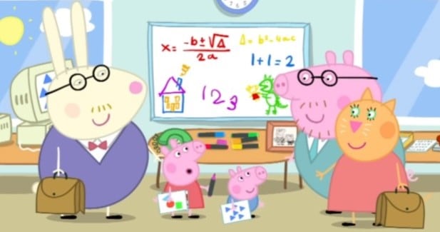 La oficina de Papá Cerdito