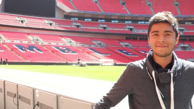 Fan mexicano en Wembley