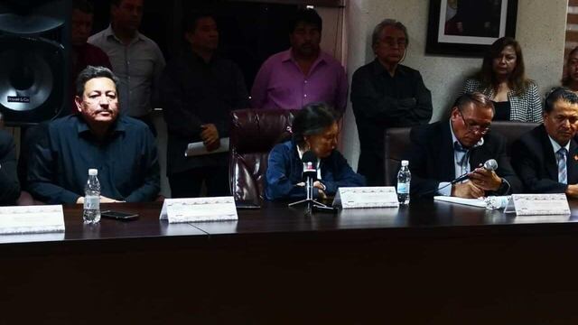 Conferencia de prensa de la alcaldesa de Los Reyes La Paz.