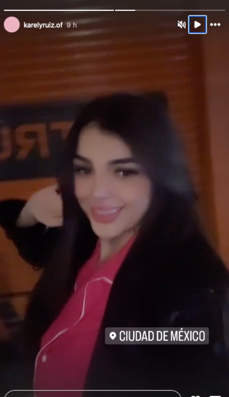 Karely Ruiz aparece en medio de su polémica.