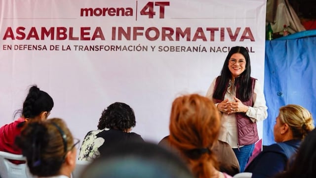 Liz Galicia realiza asambleas informativas