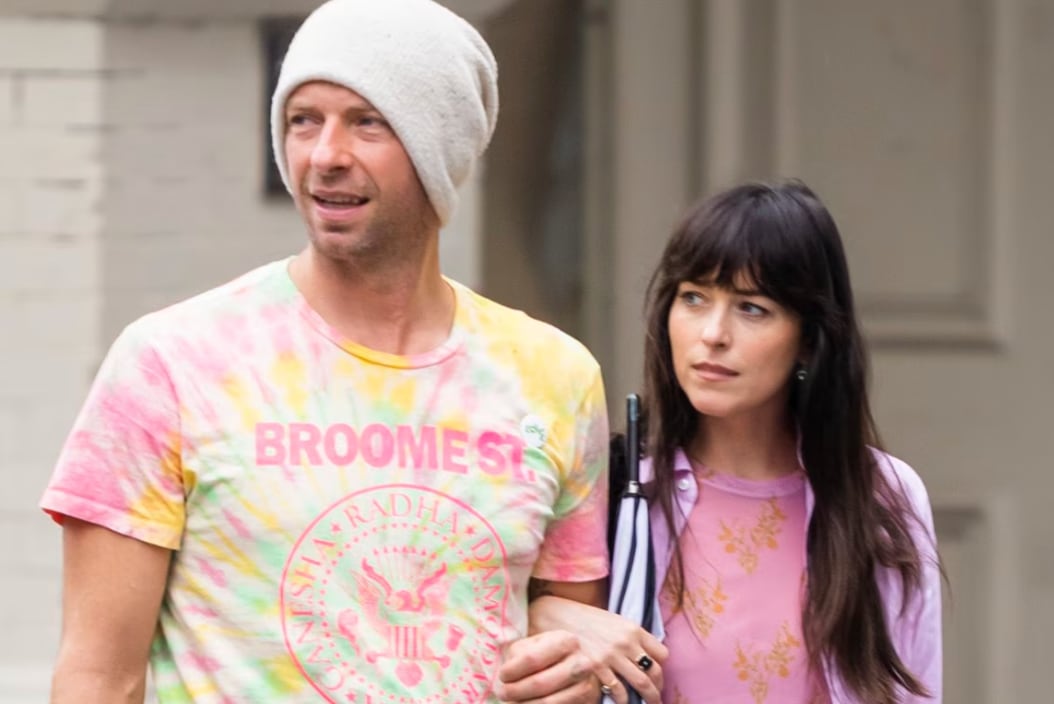 Dakota Johnson y Chris Martin