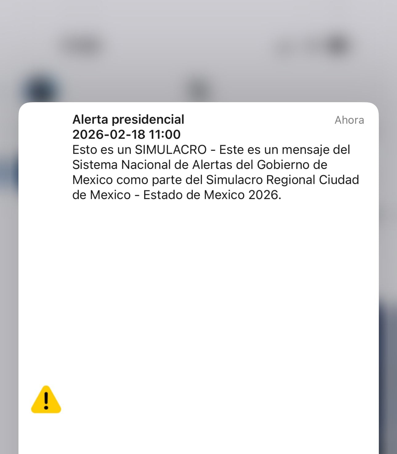 Usuarios reportan que aún aparece la leyenda "Alerta Presidencial" en la alerta sísmica