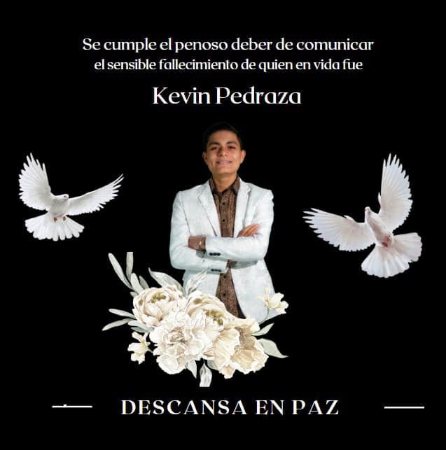 Agrupación de Kevin Pedraza confirma su muerte.