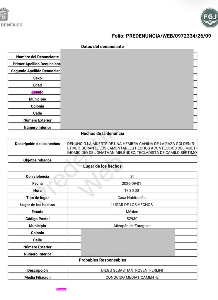 Buscan justicia para Nala, la mascota de Jonathan Meléndez que también fue asesinada