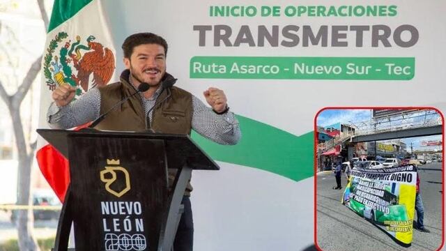 Samuel García presume el transporte urbano