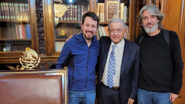 AMLO y Pablo Iglesias