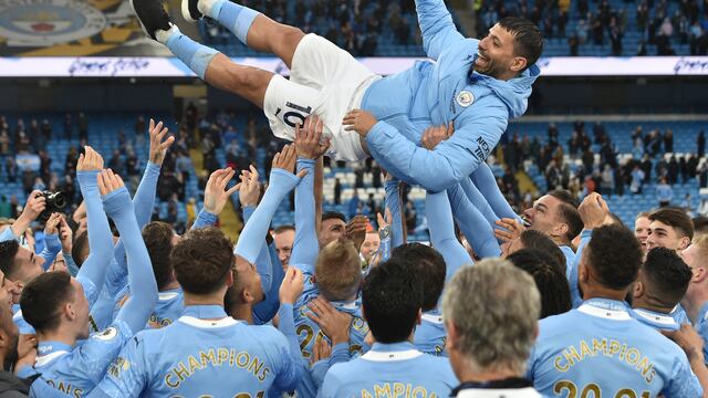 El Kun Agüero salió de Manchester City