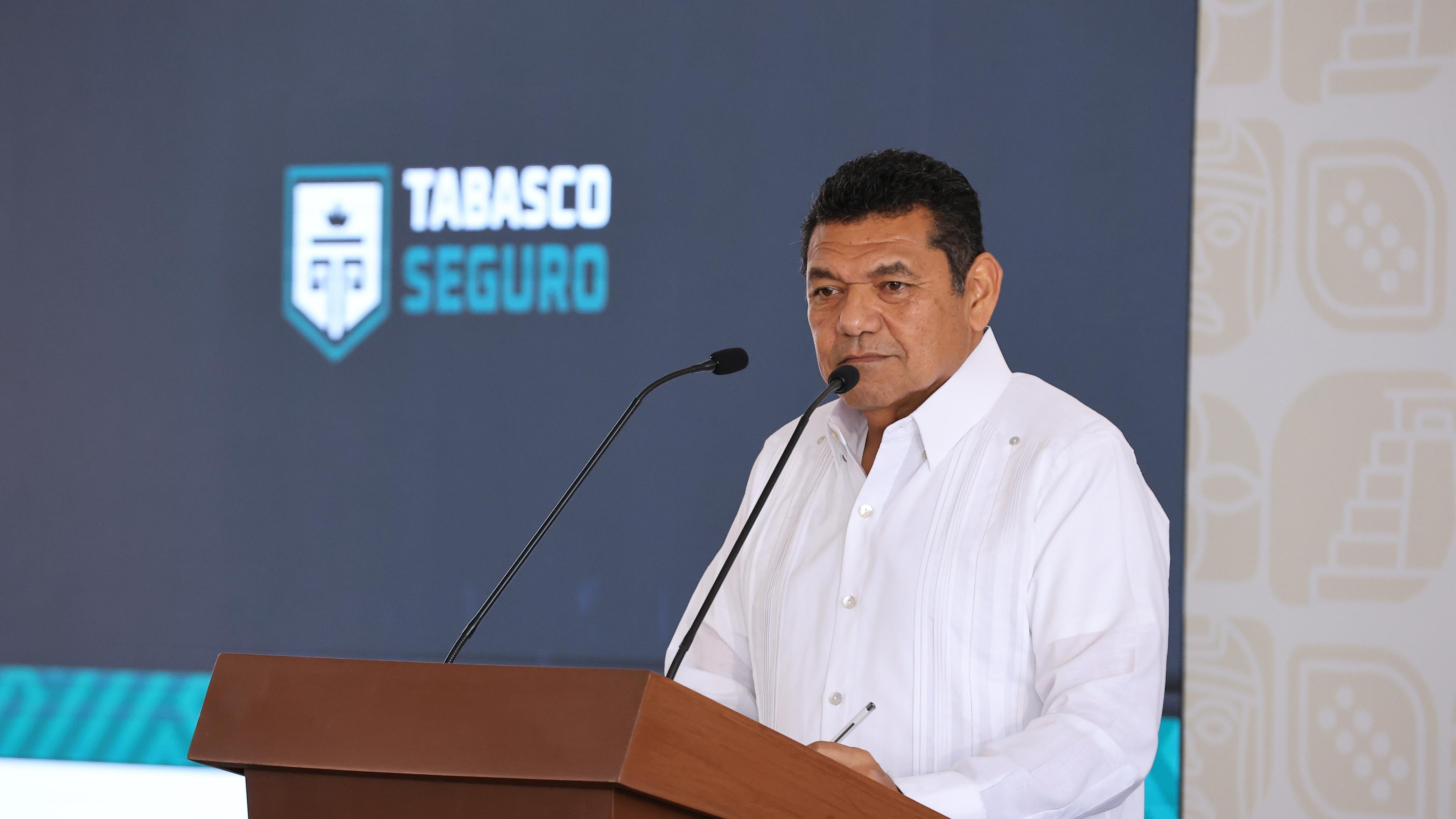 Javier May destaca reducción de delitos en Tabasco; homicidio baja el 35.2 por ciento