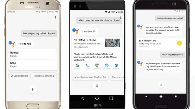 Google lanza su asistente para millones de equipos Android M y N