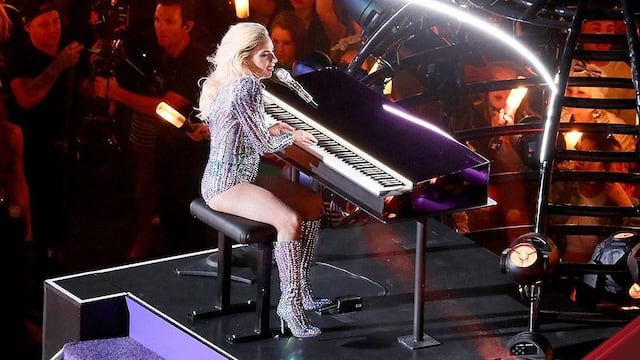 Gaga en el show de medio tiempo.