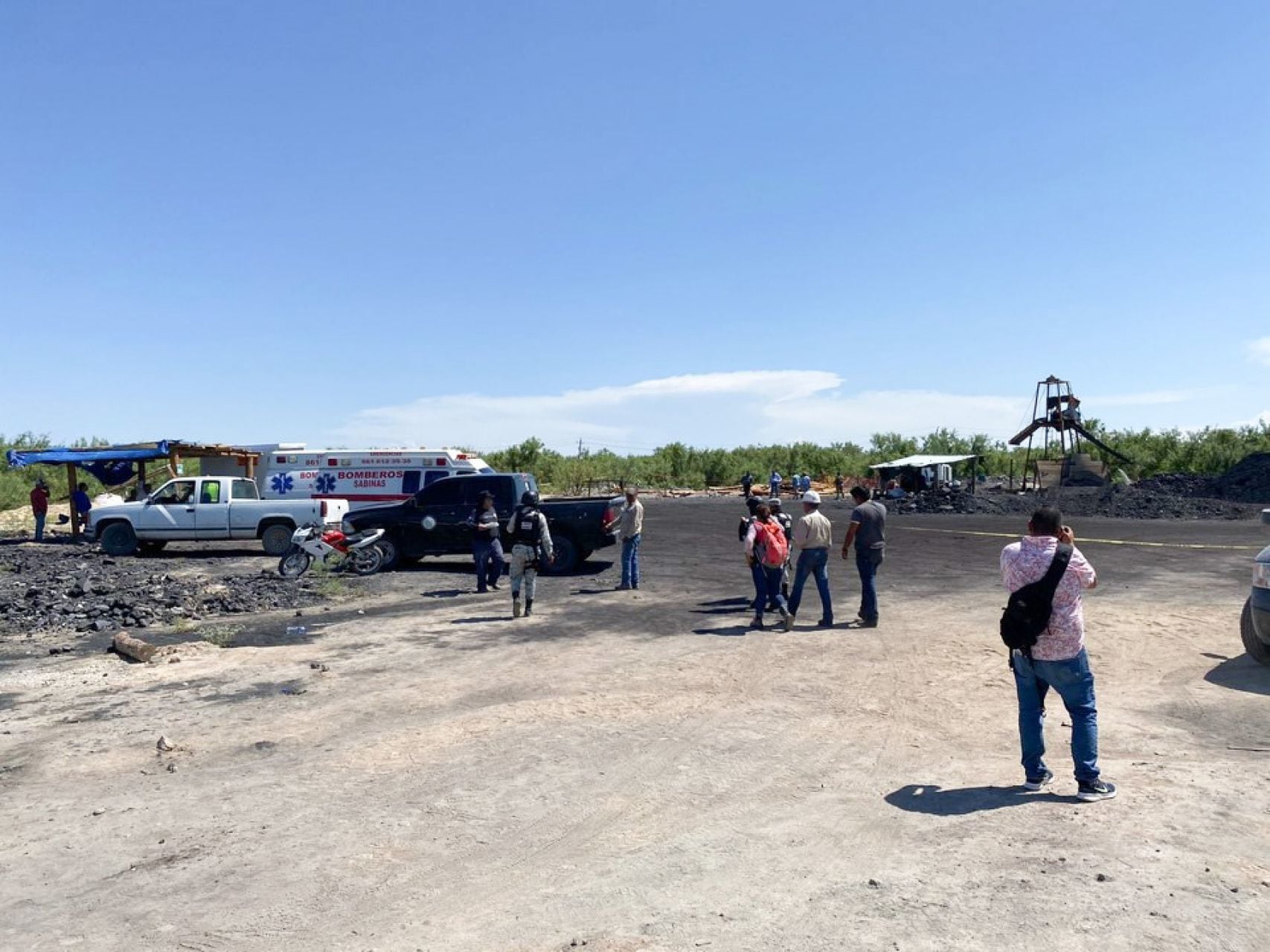 Mineros atrapados en mina de Sabinas, Coahuila