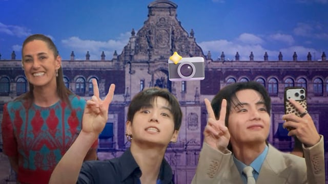 La inesperada selfie de Kim Taehyung con Claudia Sheinbaum en Palacio Nacional