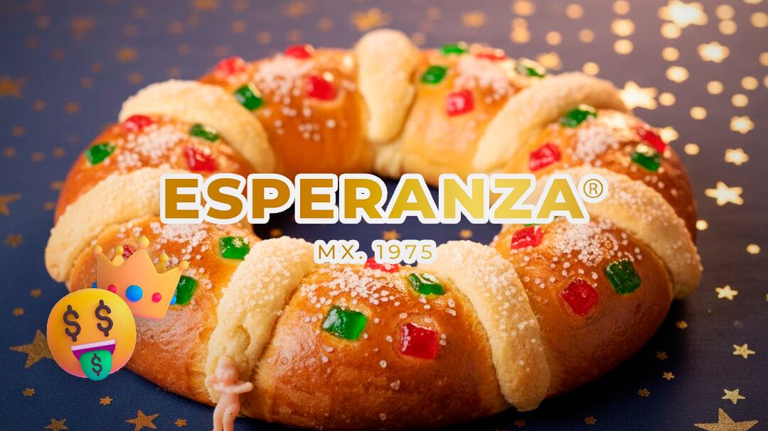 Rosca de Reyes La Esperanza: Precio de todos los tamaños