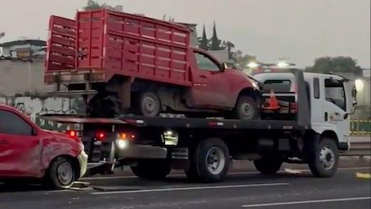 ¿Qué pasó en el Circuito Exterior Mexiquense? Accidente provoca cierre en ambos sentidos