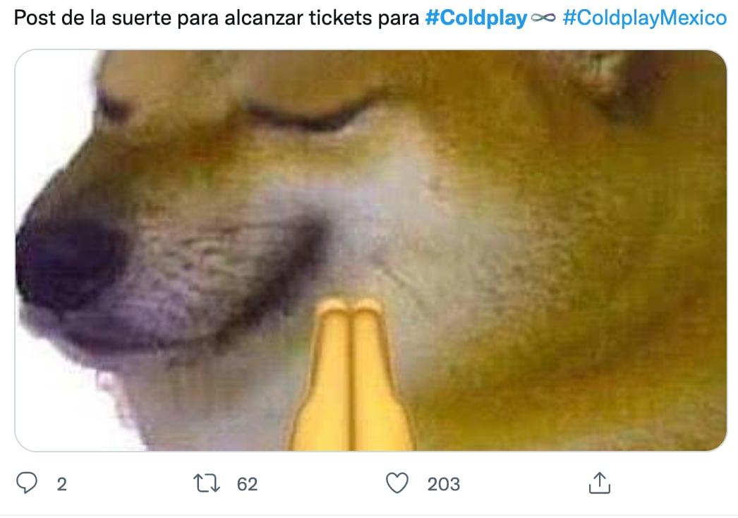 Memes sobre la venta de boletos para el concierto de Coldplay