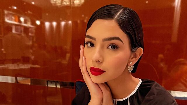 Ángela Aguilar, cantante.