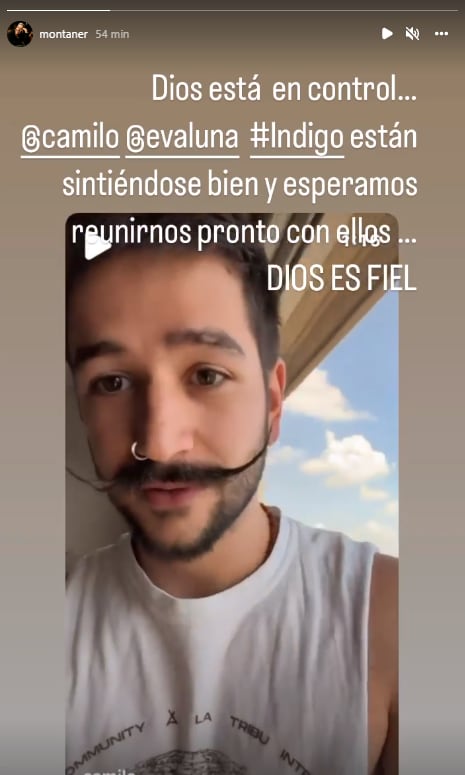 Ricardo Montaner habla de la salud de Camilo, Eva Luna e Índigo.