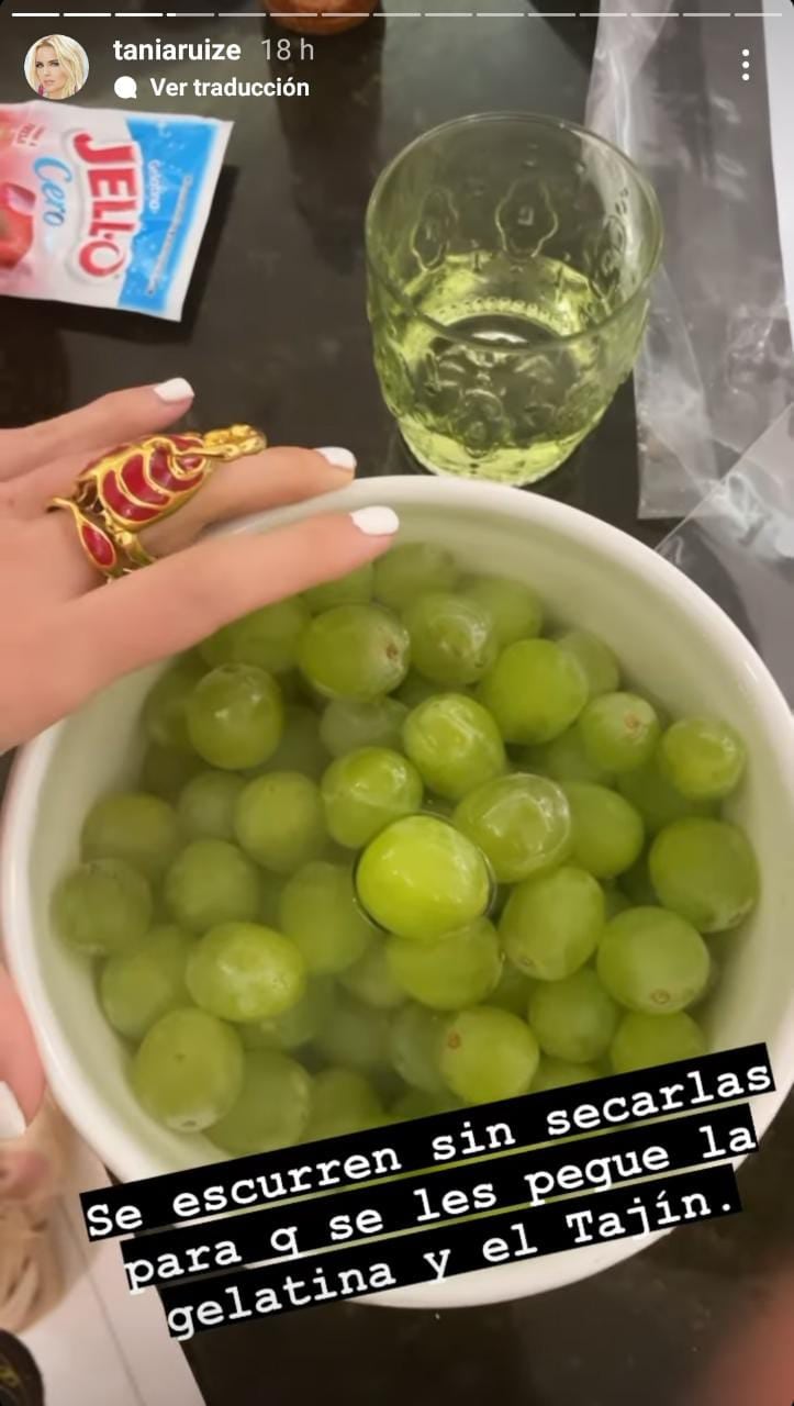 Tania Ruiz, uvas sabor pica fresa