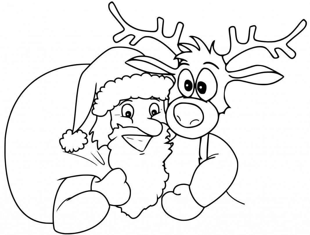 Dibujo de Navidad para colorear
